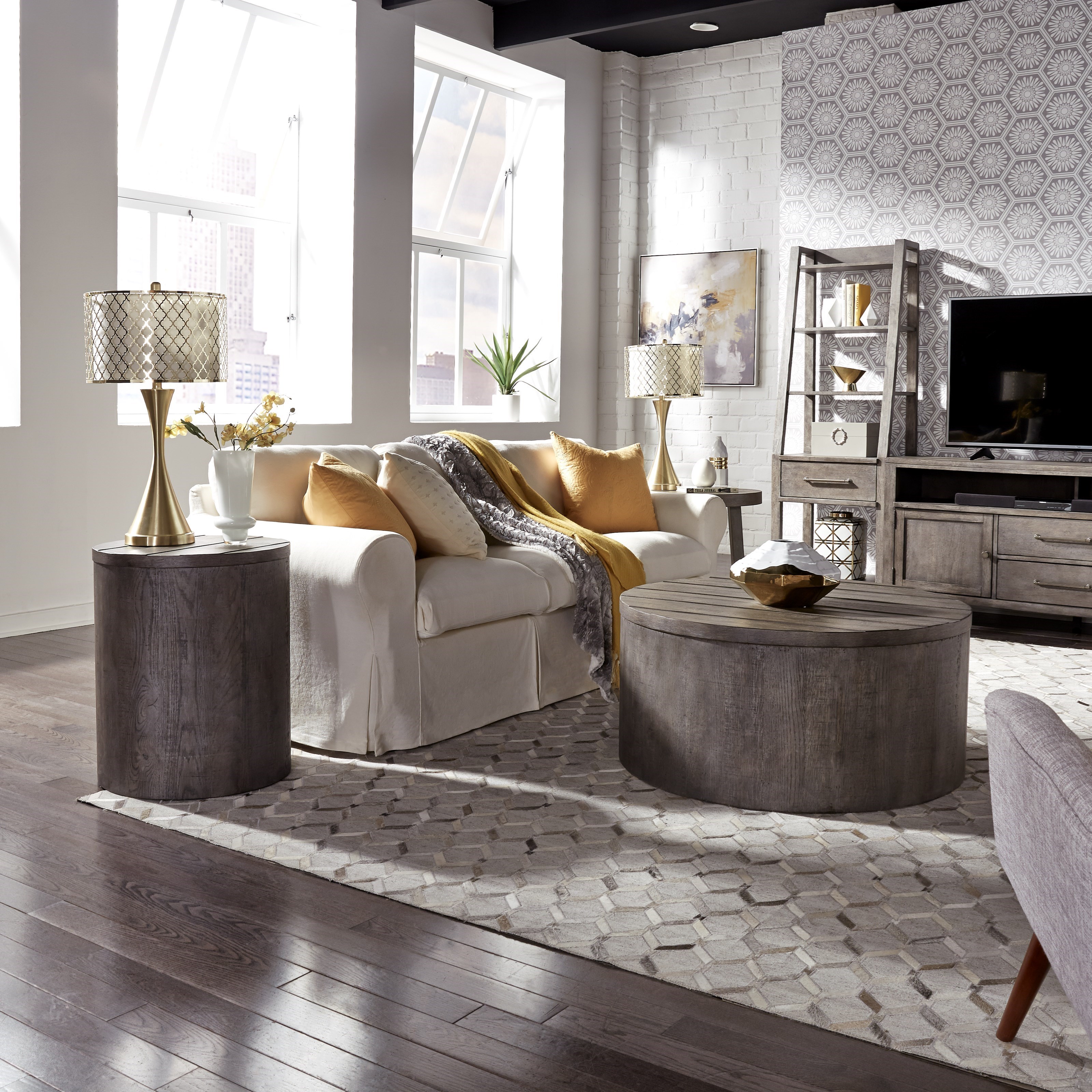 Liberty Furniture Modern Farmhouse 406 OT1011 Contemporary Round